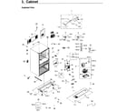 Samsung RF22KREDBSR/AA-00 cabinet diagram