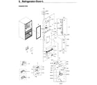 Samsung RF22KREDBSR/AA-00 fridge door l diagram