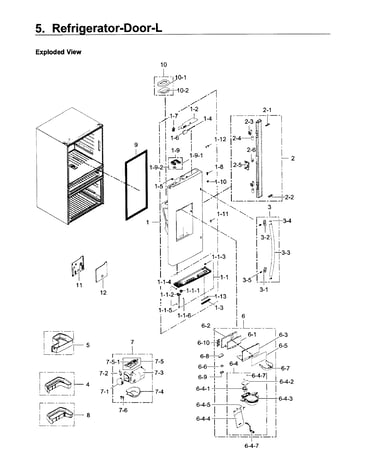 Fridge door l