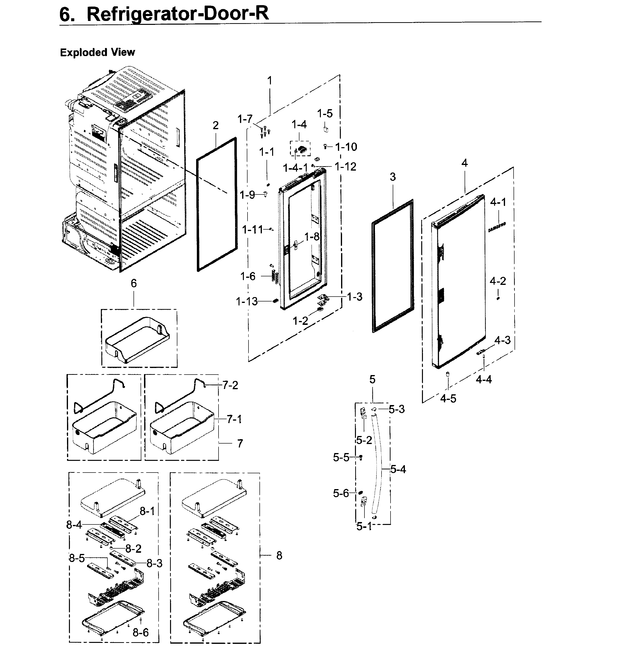 Fridge door r