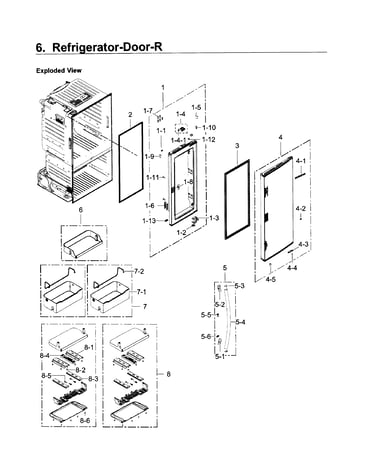Fridge door r