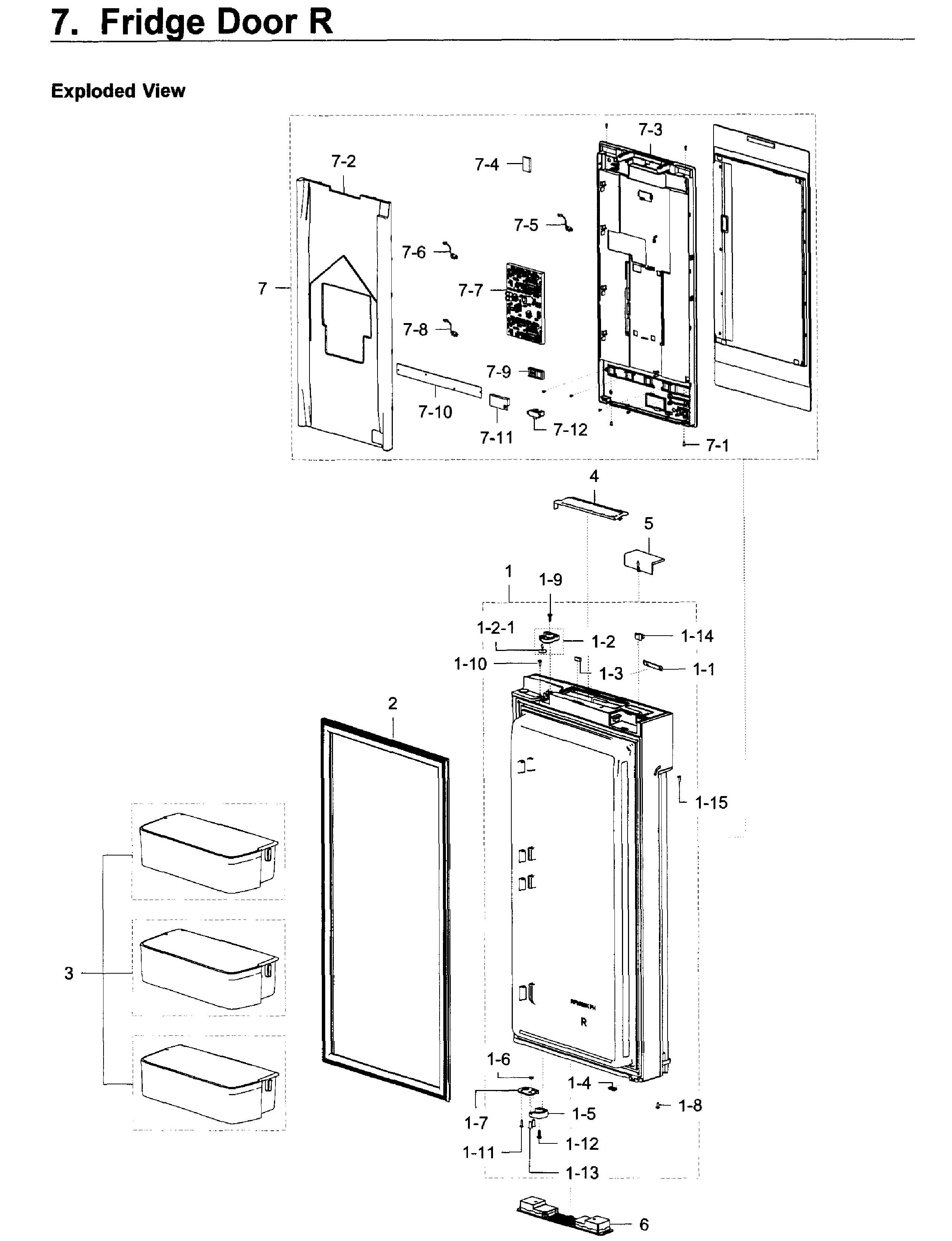 Fridge door r