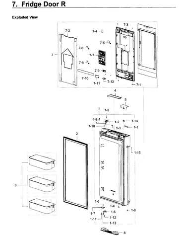 Fridge door r