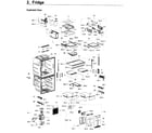 Samsung RF28K9580SR/AA-00 fridge / icemaker diagram