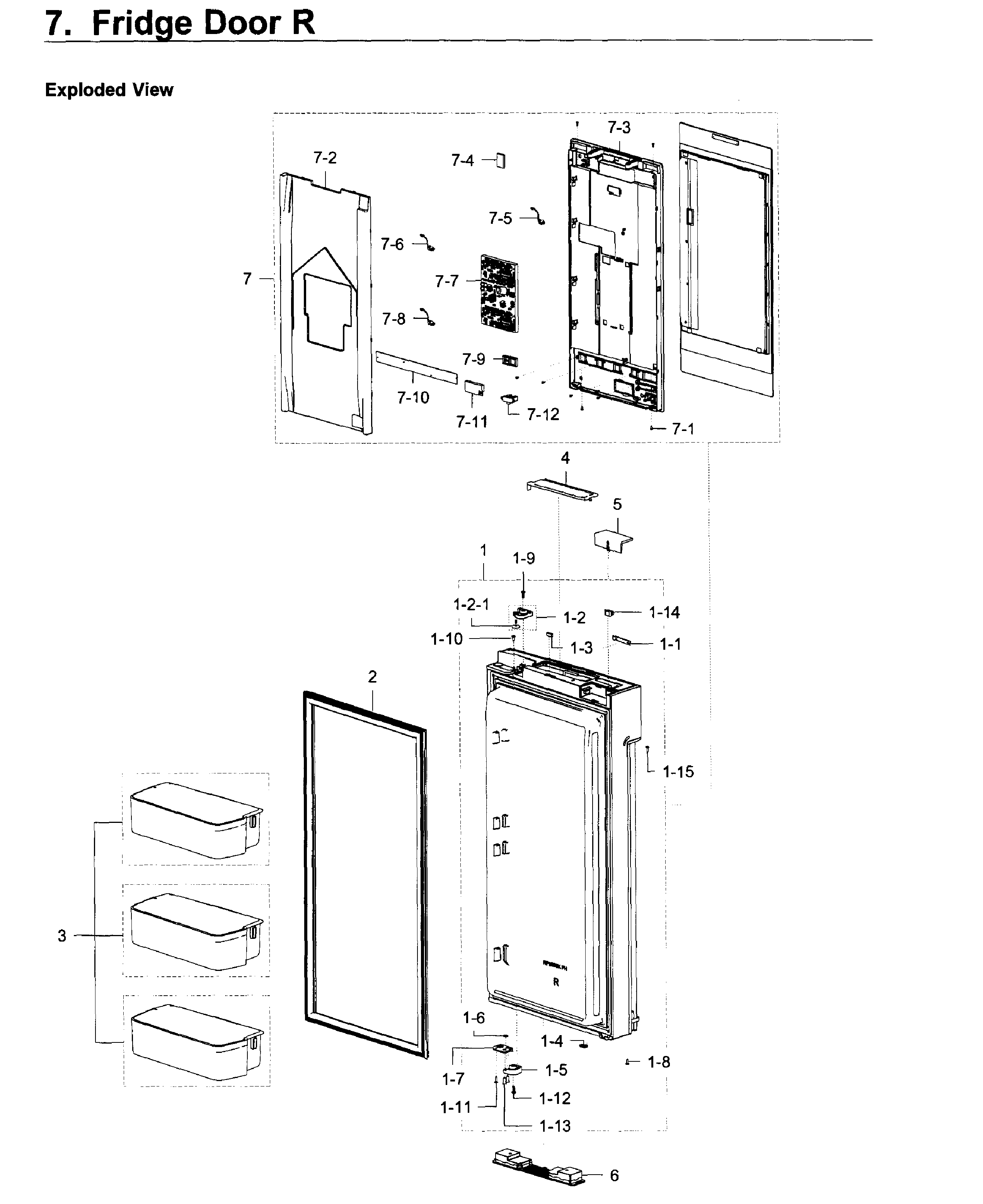 Fridge door r