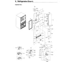 Samsung RF30KMEDBSR/AA-00 fridge door l diagram