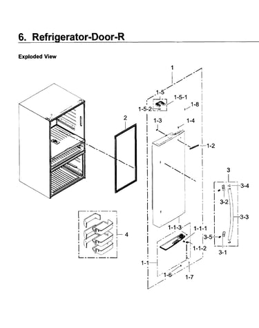 Fridge door r