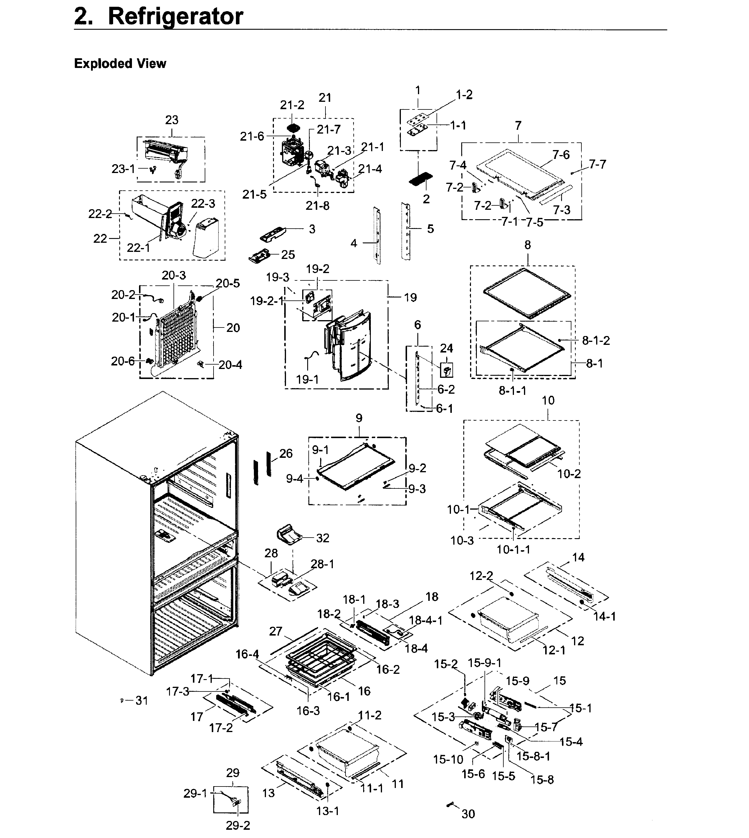 Refrigerator / icemaker