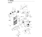 Samsung RF30KMEDBSR/AA-01 cabinet diagram