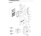 Samsung RF30KMEDBSR/AA-01 fridge door l diagram