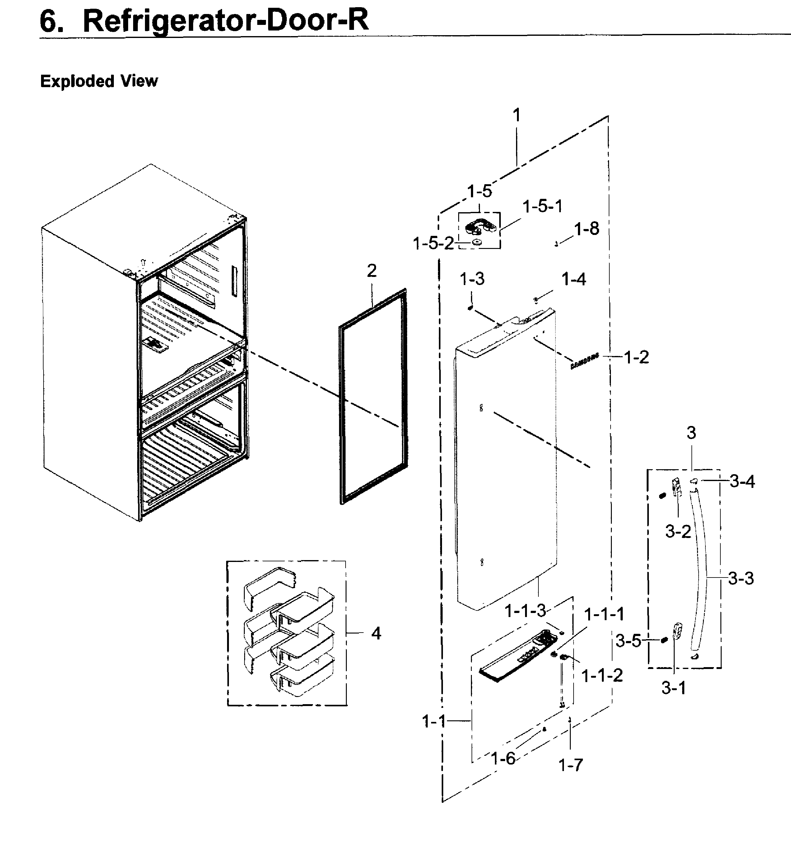 Fridge door r
