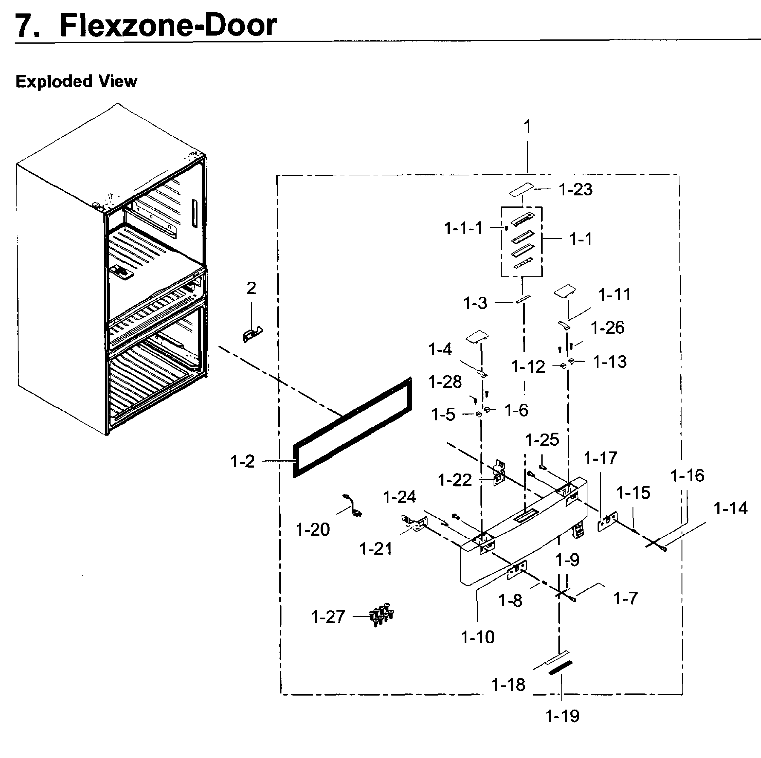 Flexzone door