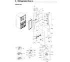 Samsung RF30KMEDBSR/AA-02 fridge door l diagram