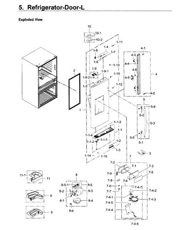 Fridge door l