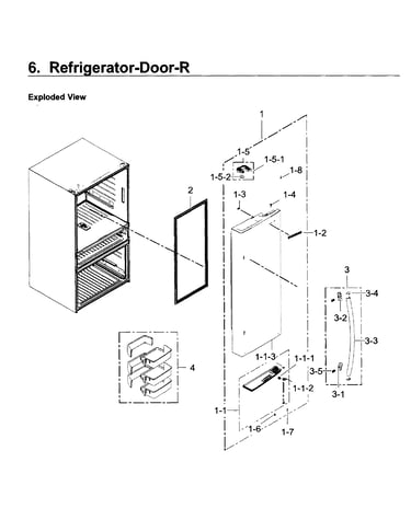 Fridge door r