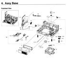 Samsung DW80K7050UG/AA-00 base diagram