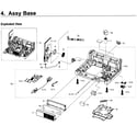 Samsung DW80K7050UG/AA-00 base diagram