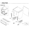 Samsung DW80K7050UG/AA-00 case diagram