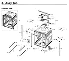 Samsung DW80K7050US/AA-00 tub diagram