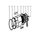 Haier HLTD600AGW drum diagram
