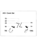 Crank set
