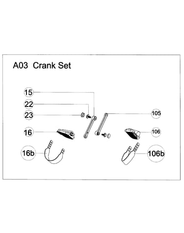 Crank set