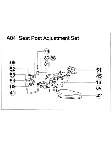 Seat post adjustment