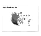 AFG 7.3AR backrest set diagram