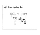 AFG 7.3AR front stabilizer diagram