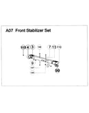 Front stabilizer