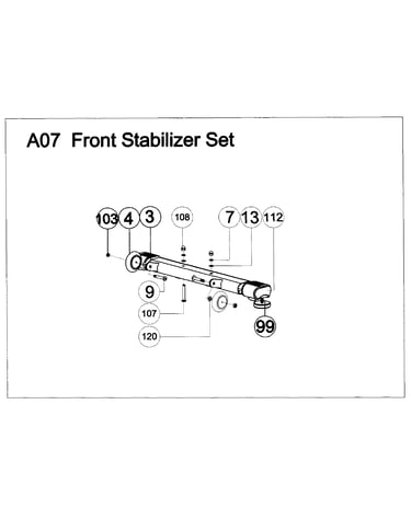 Front stabilizer