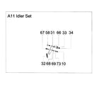 AFG 7.3AR idler set diagram