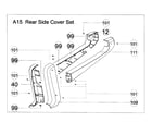 AFG 7.3AR rear side cover diagram