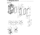 Samsung RF28JBEDBSR/AA-04 refrigerator door r diagram