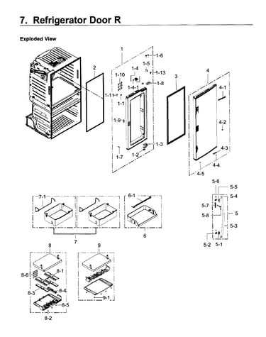 Refrigerator door r