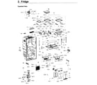 Samsung RF22K9381SG/AA-00 fridge / icemaker diagram
