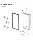 Freezer door r