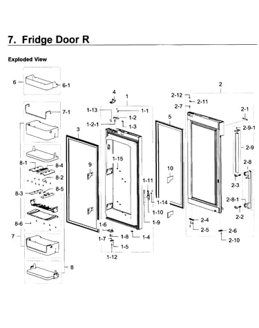 Fridge door r