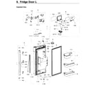 Samsung RF22K9381SG/AA-00 fridge door l diagram