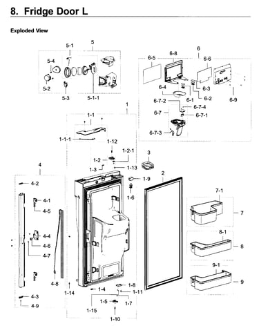 Fridge door l