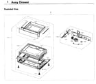 Samsung NX58K9852SG/AA-00 drawer diagram