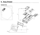 Samsung WF350ANP/XAA-00 drawer diagram