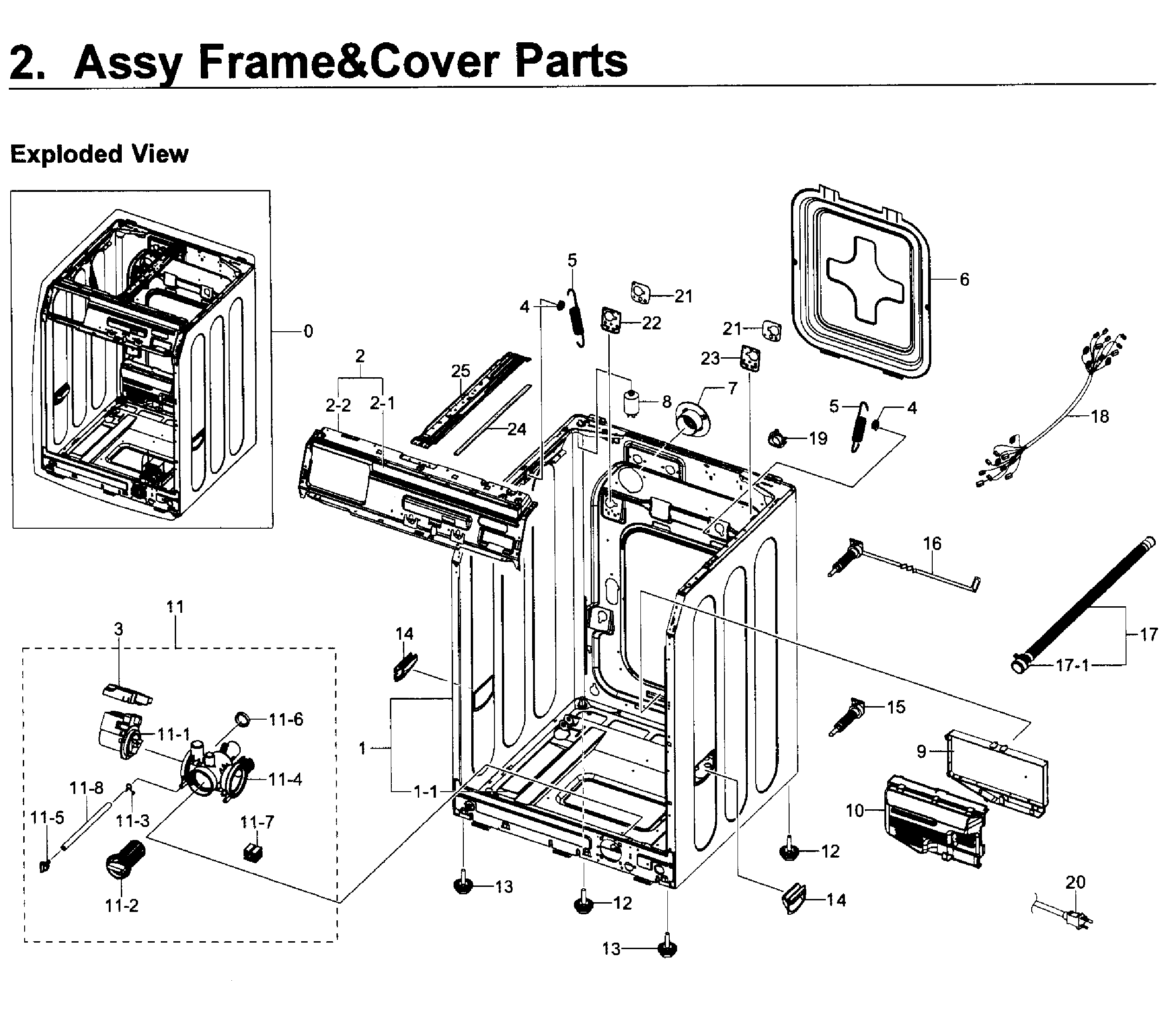 Frame cover & parts