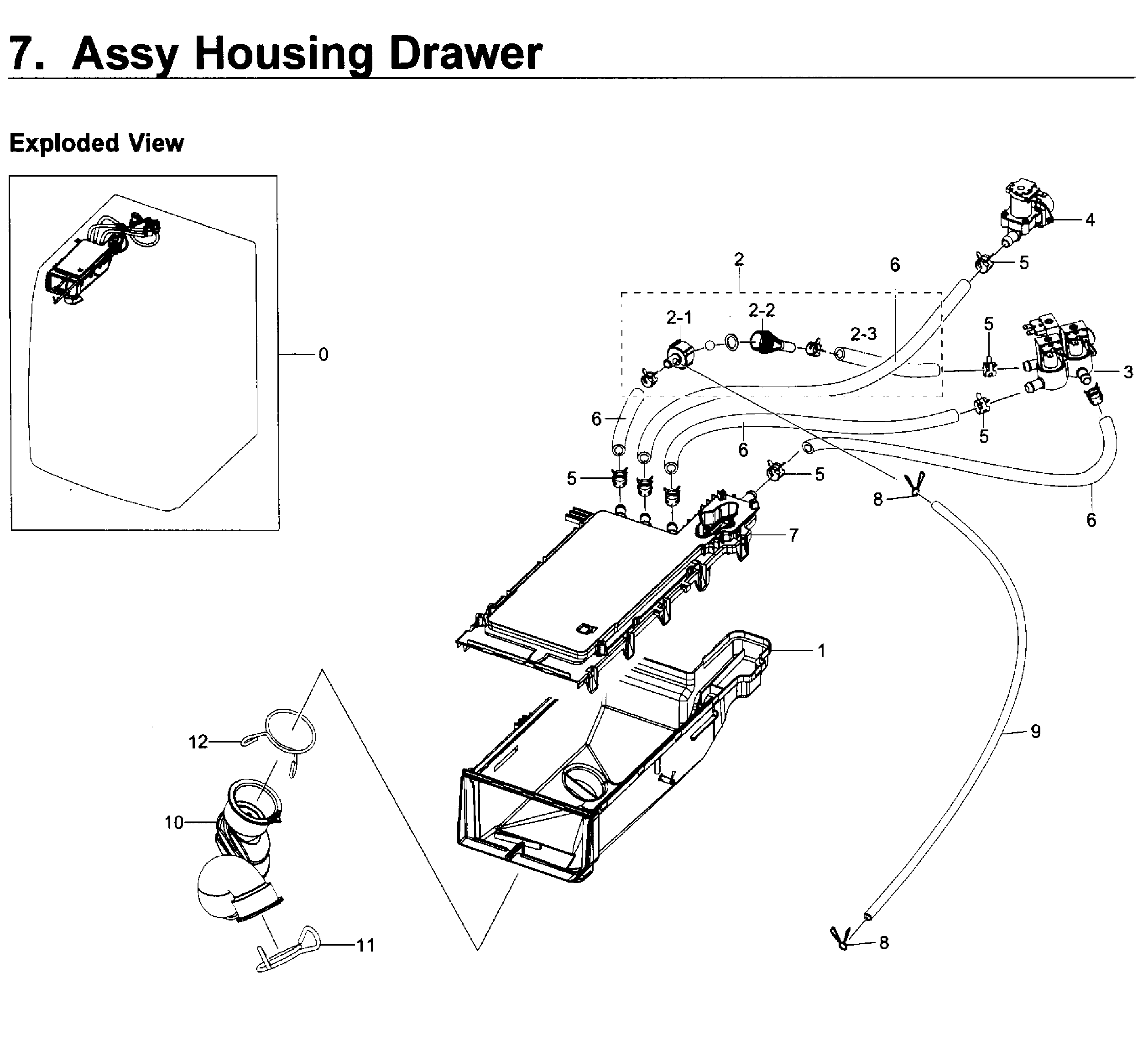 Housing drawer