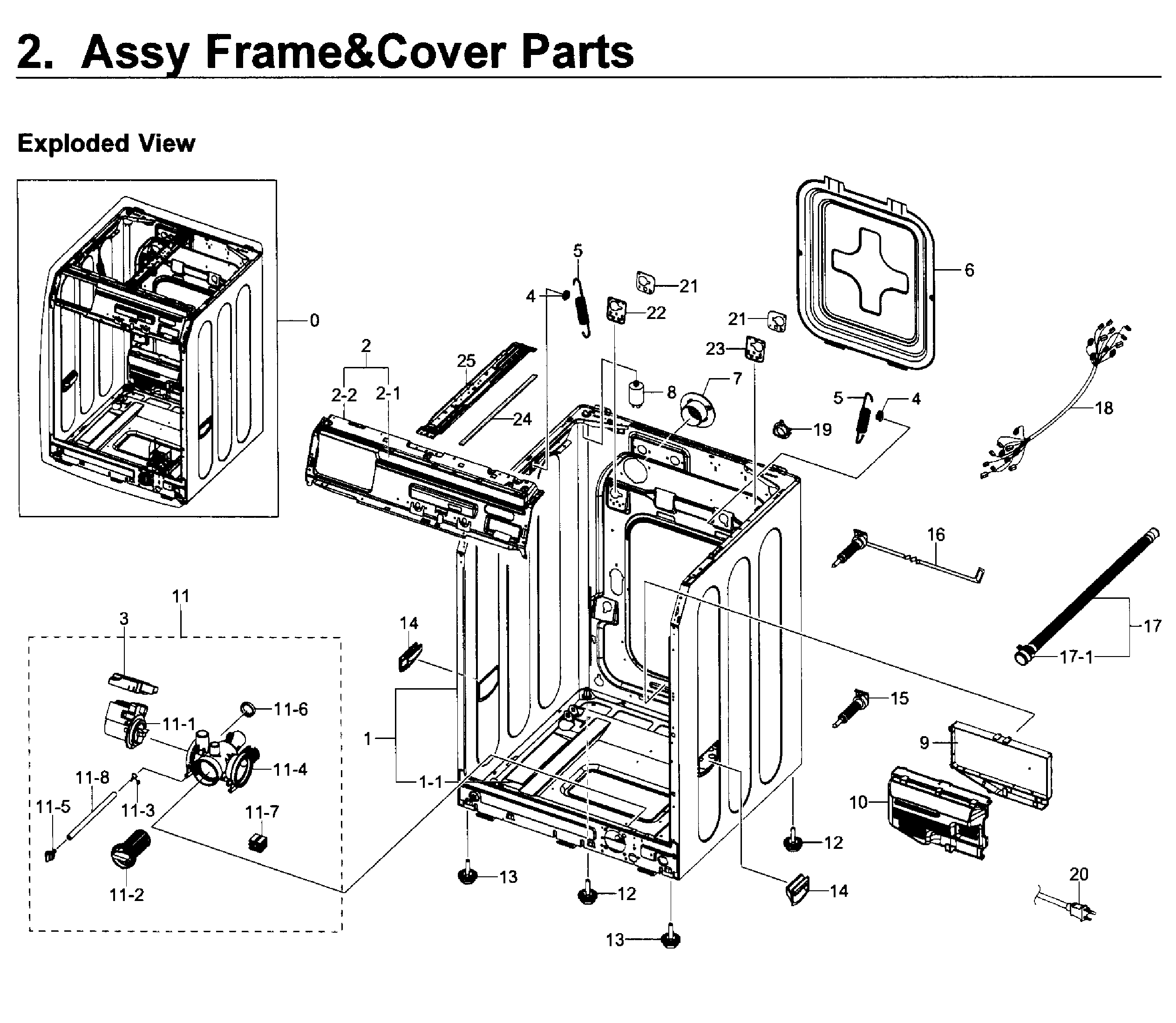 Frame cover & parts