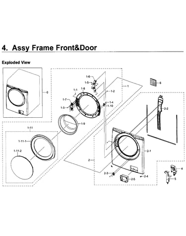 Frame front & door