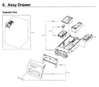 Samsung WF350ANP/XAA-03 drawer diagram