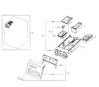 Samsung WF350ANP/XAA-04 drawer diagram