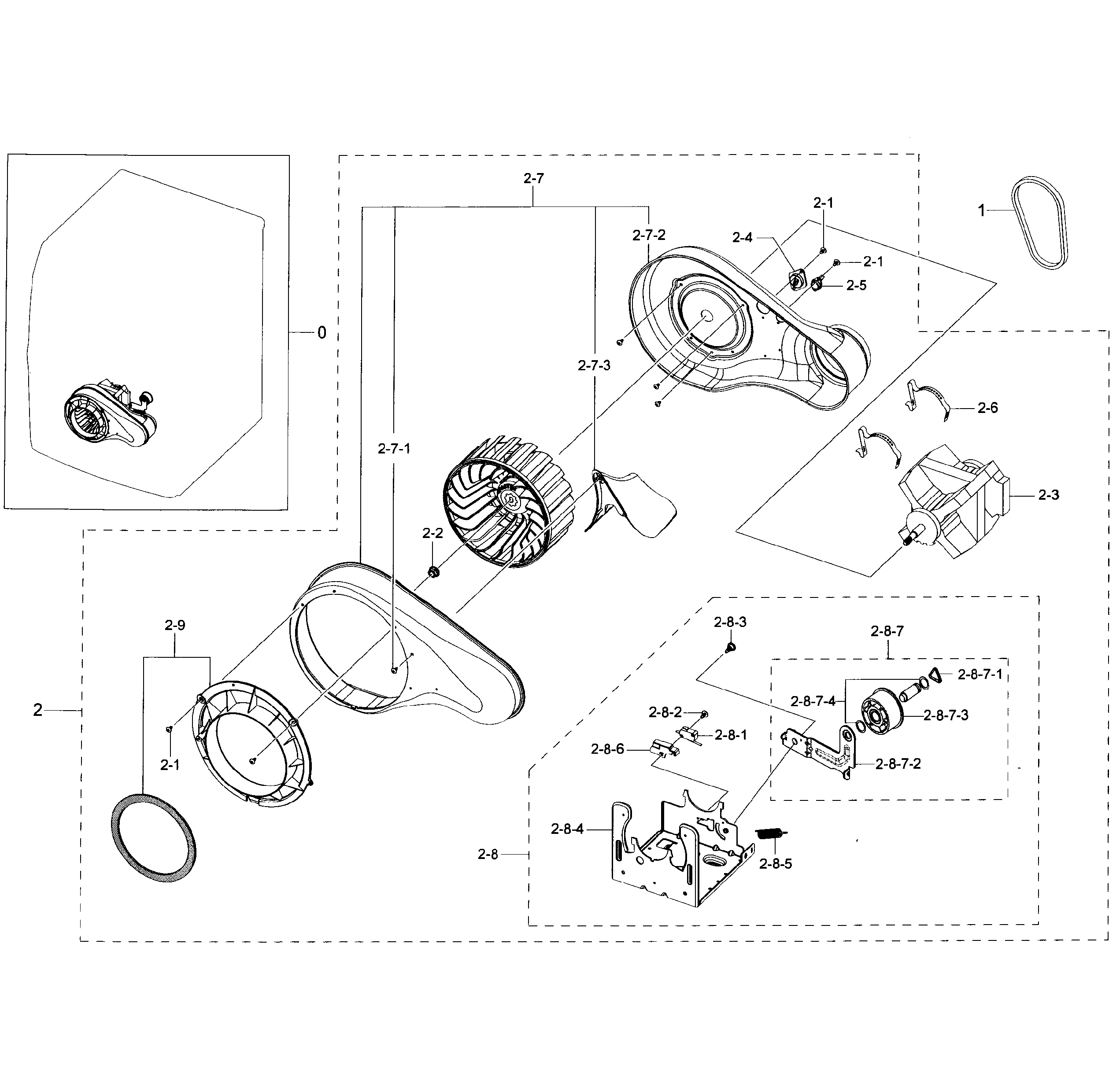 Motor duct