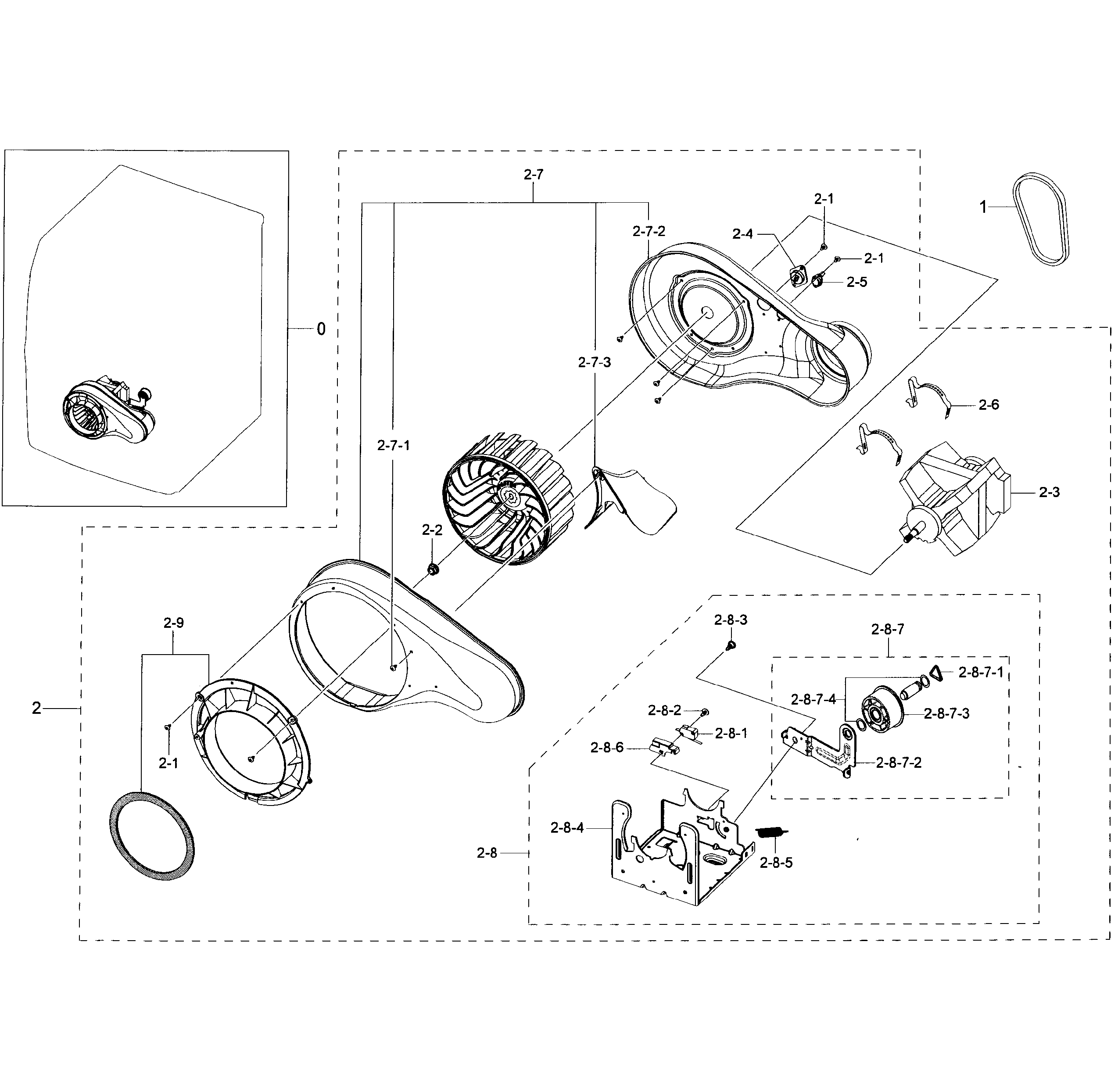 Motor duct